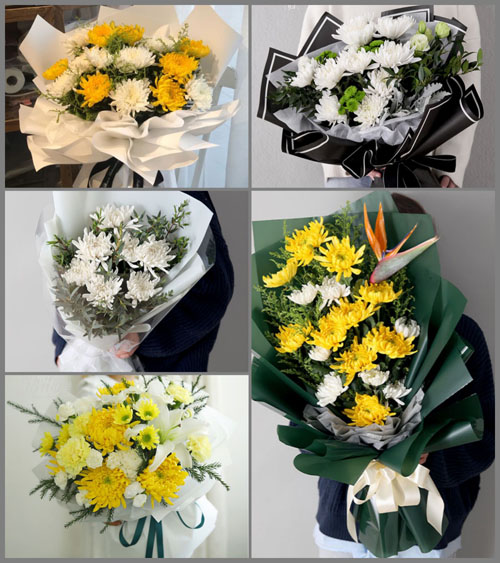 湖北随州市曾都区府河镇银山坡村白事花束代送